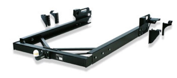 Anhängerkupplung Typ Linnepe LRL251XXX, für Wohnmobile ohne tragfähige Rahmenverlängerung, D 12,5kN