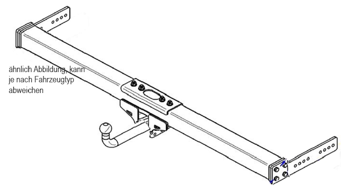 Anhängerkupplung Wohnmobil BOSStow feststehend Typ BO 054-6145, (RB 1288) 120054 Anhängerkupplung Wohnmobil BOSStow feststehend Typ BO 054-6145, (RB 1288) 120054