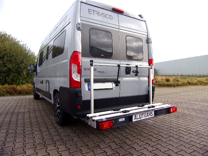 ALUTRANS Womobike Comfort Fahrradträger für 3 Fahrräder o. E-Bike spez. für Fiat Ducato X250/X290 Bj. 2006-2011 ohne AHK