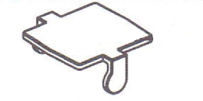 Abdeckung / Verschlussstopfen f. die abn. AHK, TERWA (oben)