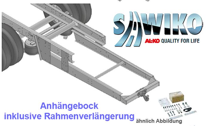 Anhängerkupplung Typ Sawiko 023, f. Wohnmobile ohne tragfähige Rahmenverlängerung, D 14,7 Anhängerkupplung Typ Sawiko 023, f. Wohnmobile ohne tragfähige Rahmenverlängerung, D 14,7