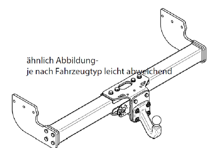 Anhängerkupplung Wohnmobil BOSStow feststehend Typ BO 055, 120055 Anhängerkupplung Wohnmobil BOSStow feststehend Typ BO 055, 120055