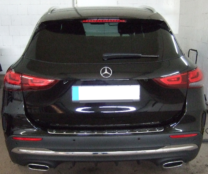 Anhängerkupplung für Mercedes-GLA H247, spez. m. AMG Sport o. Styling Paket, ohne Elektrosatzvorbereitung, Baureihe 2020- V-abnehmbar