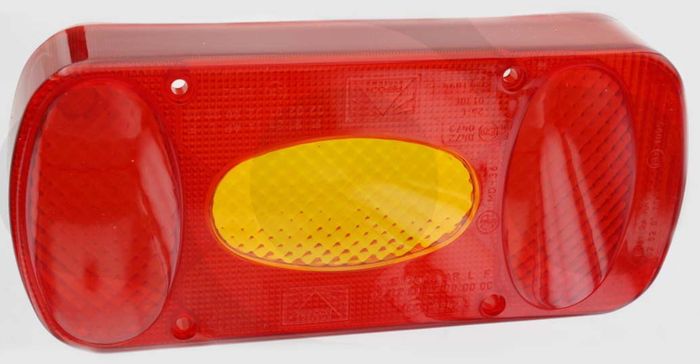 Aspöck- Midipoint 2, Lichtscheibe rechts mit Rückfahrscheinwerfer