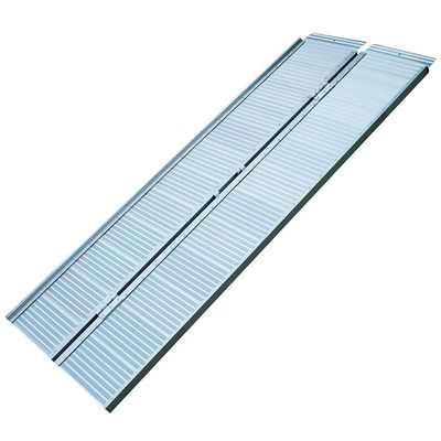 Auffahrschiene, Aluminium klappbar für Rollstuhl 122x73cm 270kg Auffahrschiene, Aluminium klappbar für Rollstuhl 122x73cm 270kg