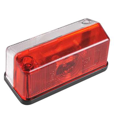 Umrissleuchte rot/weiß 91x41mm