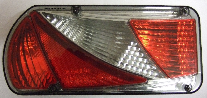 Beleuchtung- AJBA IV, Leuchte Lampe links, Rauchglas Beleuchtung- AJBA IV, Leuchte Lampe links, Rauchglas