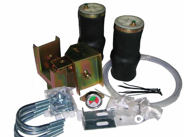 Citroen Jumper Eurochassis 230 (1994-2001), passende Zusatz-Luftfederung 2er Rollbalg- Anlage, (bis 2.300kg Achslast), syst. LF2