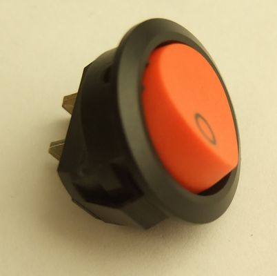 (LF2A) Druckschalter, rund, 20x20mm 2-polig, 250V 1A, Push-ON, tastend