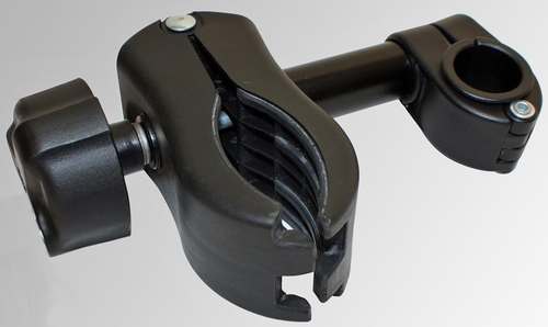 Fahrradhalter, universal, 12 cm, abschließbar, f. 30mm Heckbügel Fahrradhalter, universal, 12 cm, abschließbar, f. 30mm Heckbügel