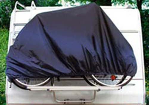 Fahrradschutzhülle für 2 Fahrräder für die Heckmontage Fahrradschutzhülle für 2 Fahrräder für die Heckmontage