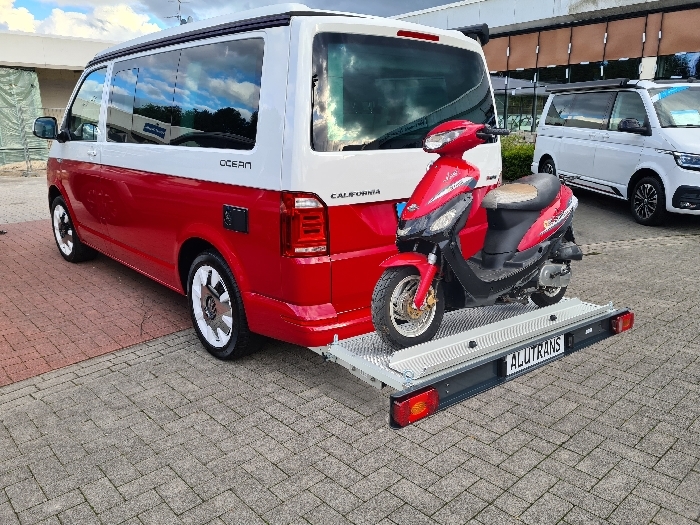 ALUTRANS KALUX 1 Roller/ Motorradträger, 200kg spez. für VW T6 Bj. 2015-, o. AHK ALUTRANS KALUX 1 Roller/ Motorradträger, 200kg spez. für VW T6 Bj. 2015-, o. AHK