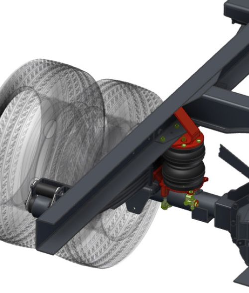 Iveco Daily 35C-50C Bj. 2000-2006, mit ABS, passende Zusatz-Luftfederung 6 Zoll Heavy Zweikreis Faltenbalg- Anlage, RH: 118mm, syst. LF1