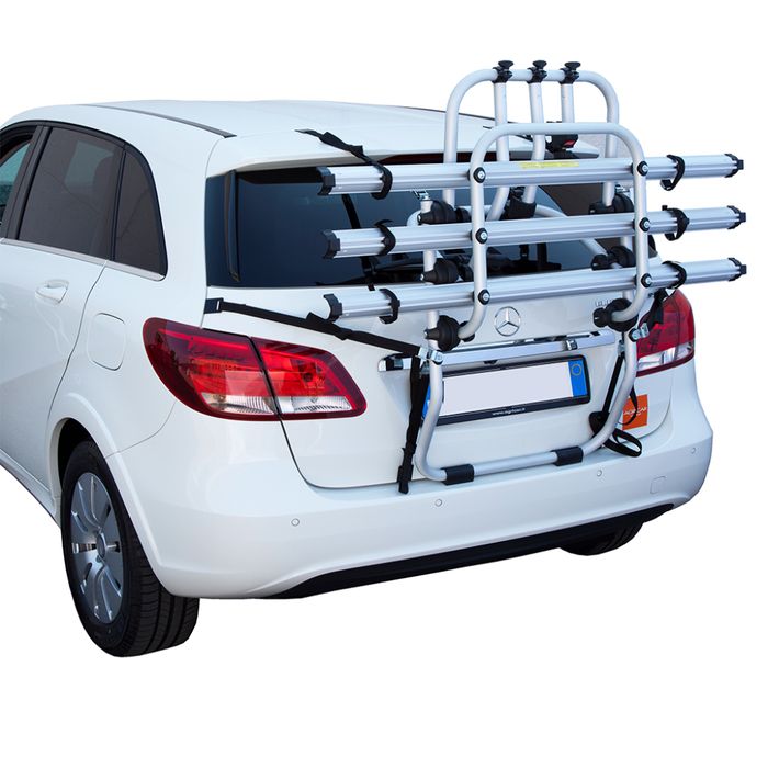 Kia Soul, 5-T Kombi Bj. 2008-2014, kompatibler Fabbri Fahrradträger f. 3 Fahrräder -  für Heckträger für Kia Kia Soul, 5-T Kombi Bj. 2008-2014 kompatibler 3er Fahrradträger