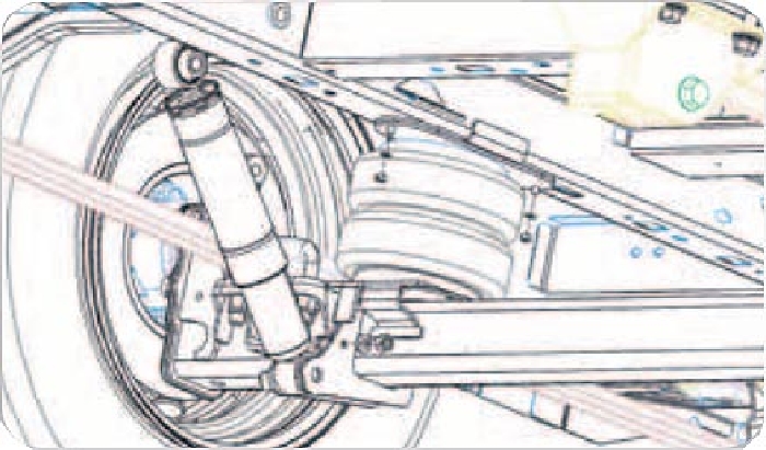 Mercedes Sprinter 409-4XX, Bj. 2018-, passende Zusatz-Luftfederung 8 Zoll Zweikreis Doppelfaltenbalg- Anlage, Semi Air Komfortset-LCV, syst. LF1