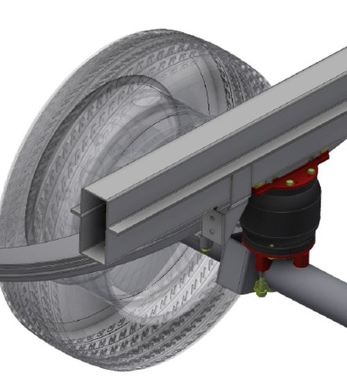 Mercedes Sprinter Bj. 2006-2018, Modelle 209-324, Radst. 3250mm, passende Zusatz-Luftfederung 6 Zoll Heavy Doppelfaltenbalg- Anlage, syst. LF1