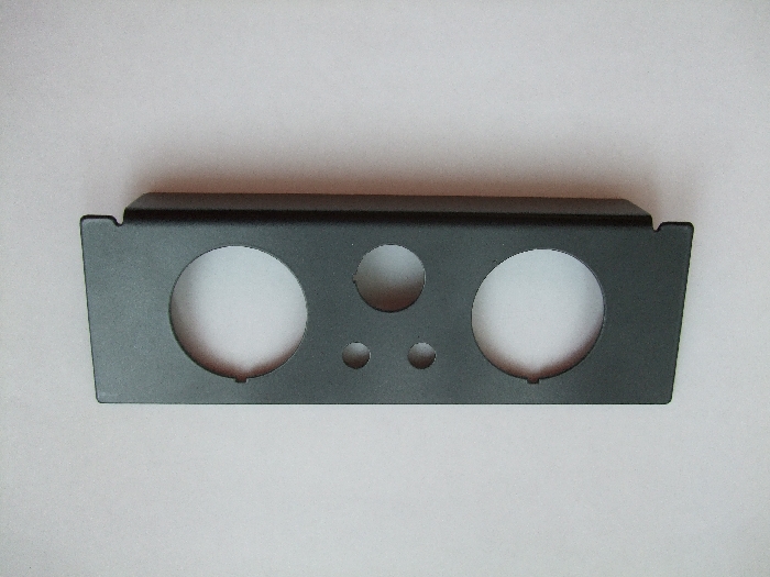 (LF2A) Manometerblende für Zweikreisanlage, Din Radioschacht