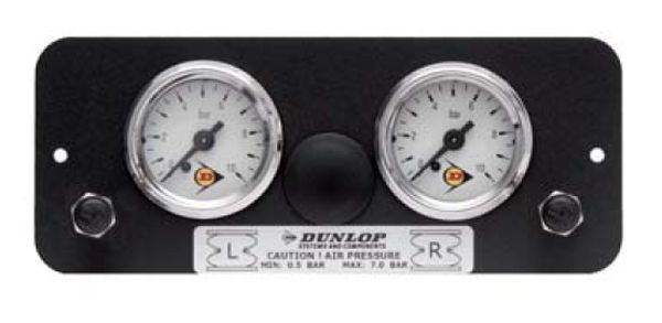 (LF2A) Manometerblende für Zweikreisanlage, universal, gerade