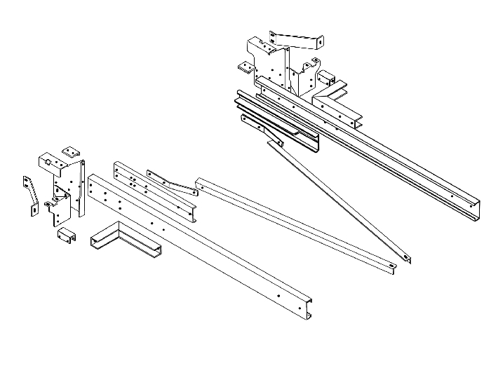 Rahmenverlängerung 2000 Basis BOSStow Typ 01 für Fiat Ducato 280/290- Bj. 1982-1994