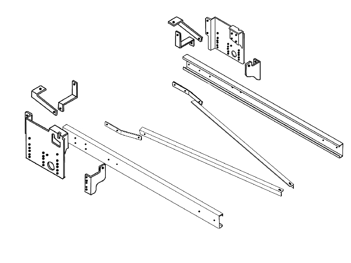 Rahmenverlängerung 2000 Basis BOSStow Typ 01 für Fiat Ducato X250/ X290- Bj. 2014- (Montage innen o. aussen mgl.)
