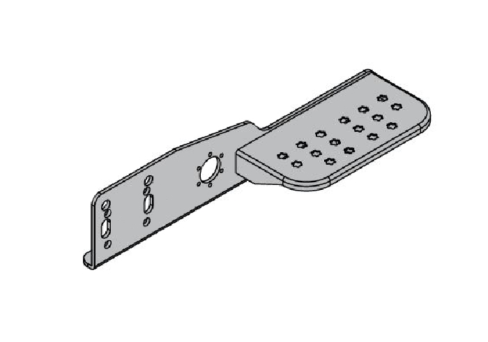 Trittstufe rechts für 2- und 4 Loch Systeme