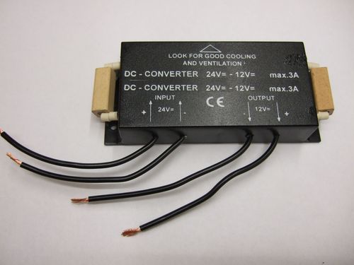 Spannungswandler 24V auf 12V Festeinbau 3A Spannungswandler 24V auf 12V Festeinbau 3A