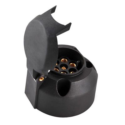 Steckdose 7pol. Kunststoff mit Abschaltkontakt