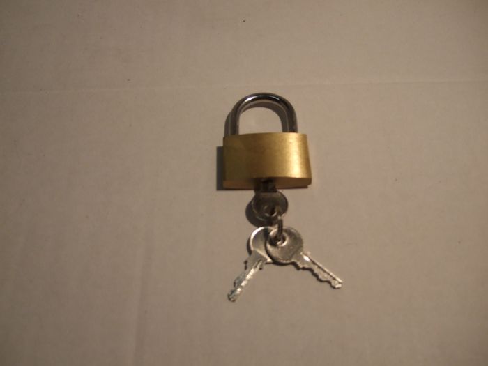 Vorhängeschloss 40mm, Farbe Messing Vorhängeschloss 40mm, Farbe Messing