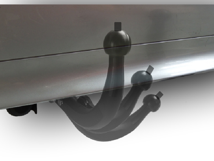 Anhängerkupplung für BMW-5er Limousine G30, speziell 530e, nur für Heckträgerbetrieb, Baureihe 2019-2024 S- schwenkbar