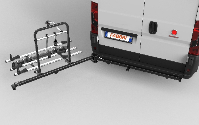 Fabbri SESAMO ECO- schwenkbarer Fahrradträger für 2 Fahrräder oder E-Bike